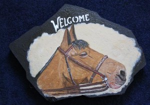 horse head welcome